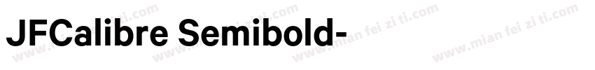 JFCalibre Semibold字体转换